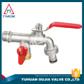 TMOK Garden hose tap 1/2'' BSP ball valve with metal snap Fitting fits Hozelock